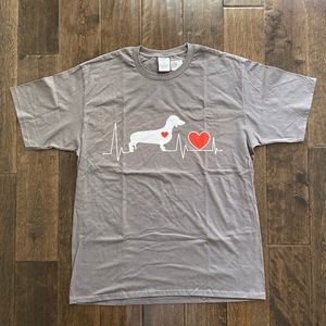 Dachshund Heart Heartbeat T-Shirt